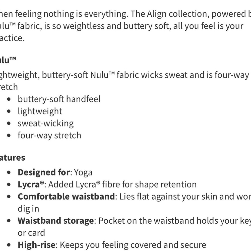 LULULEMON ‘Foilage’ Activewear Leggings - Picture 12 of 12